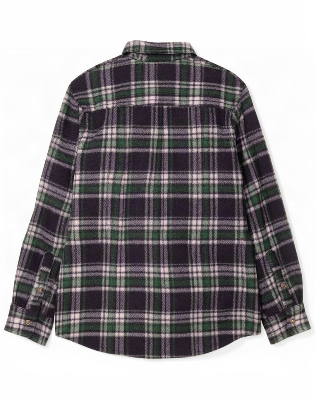 vintage Chemise polaire homme XL Bleu Marine Check Polyester