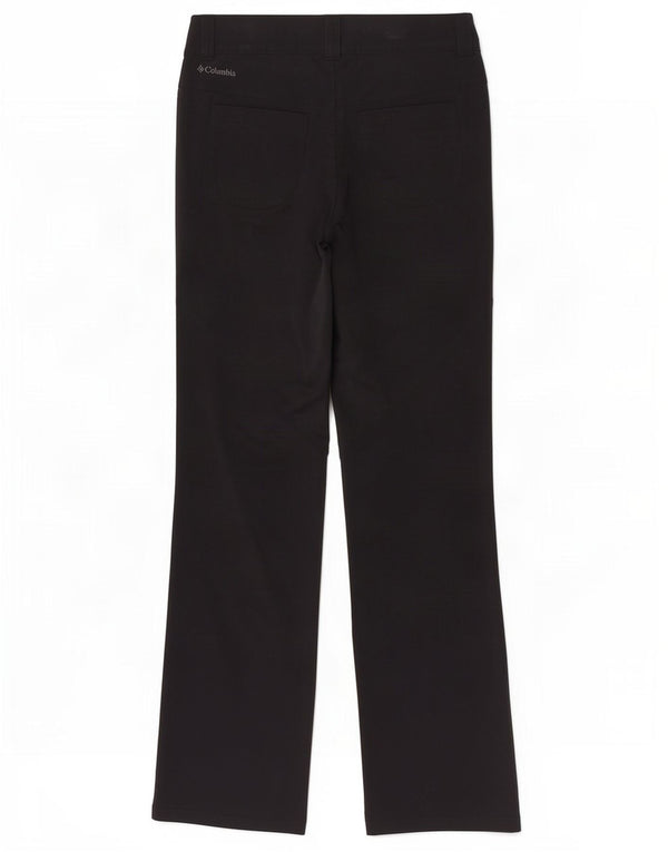 Columbia Pantalon décontracté droit pour femme US 8 Medium W30 L30 Nylon noir