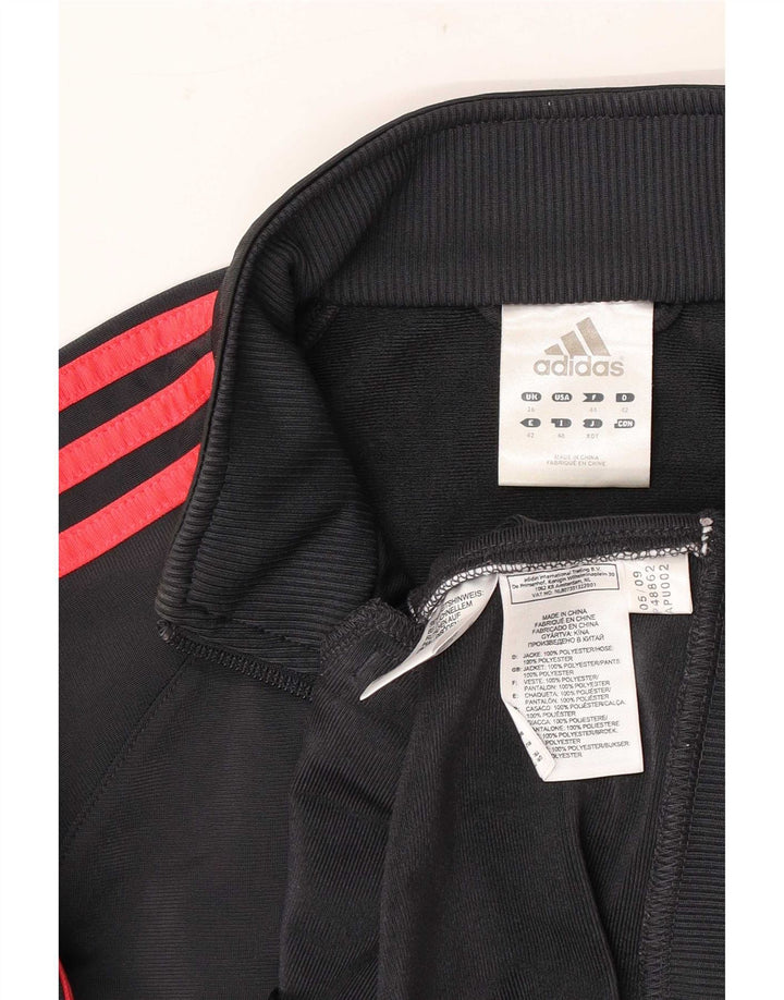 Adidas Veste de survêtement pour femme UK 16 Large Gris Polyester