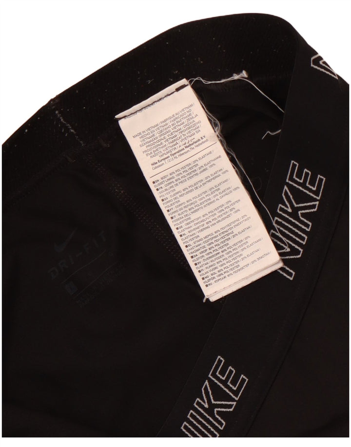 Legging Nike Dri Fit Graphic pour femme UK 14 Large Noir Polyester