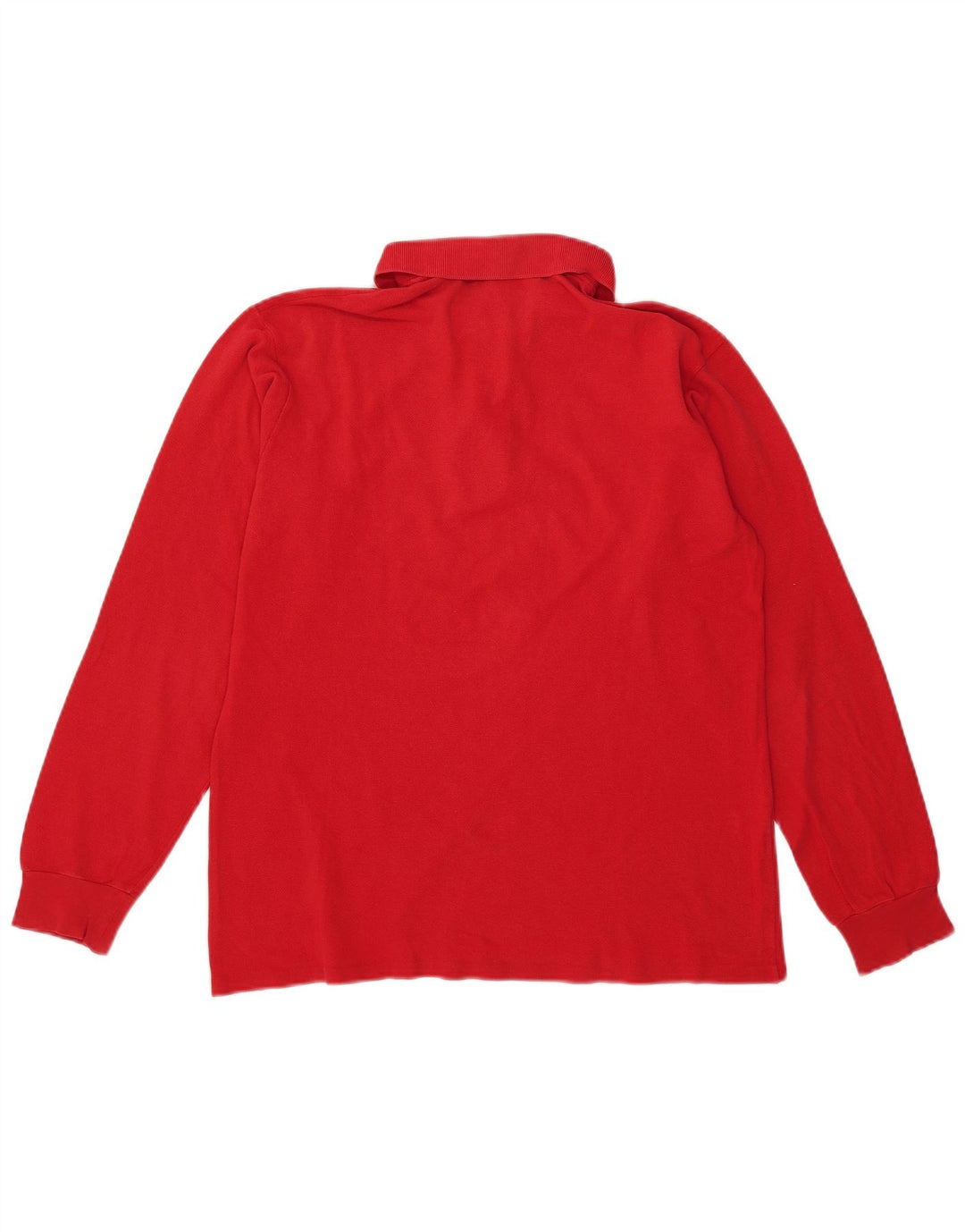 Lacoste Polo à manches longues pour homme Taille 4 Coton rouge moyen
