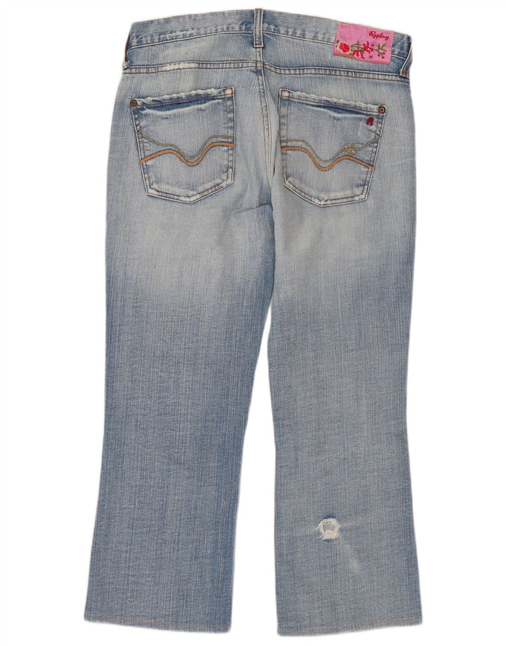 Replay Jean Crop Femme W27 L23 Bleu Coton