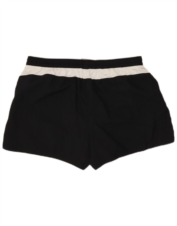 NIKE Short de sport pour femme US 12/14 Large Noir Colorblock Polyester