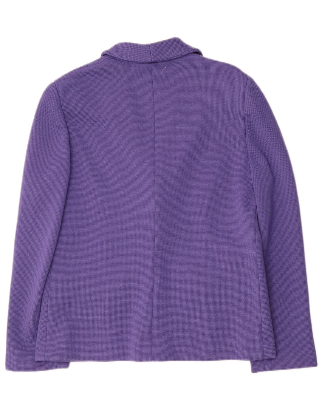 Luisa Spagnoli Veste blazer en tricot à 2 boutons pour femme UK 12 Laine violet moyen