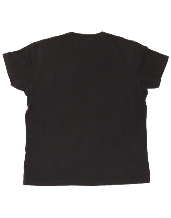 Diesel T-Shirt Graphique Homme Grand Noir Coton