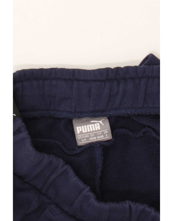 Puma Short de Sport Graphique Homme Bleu Marine Petit
