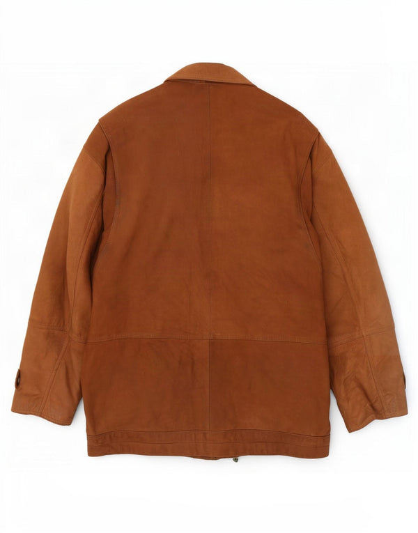 veste en cuir homme vintage IT 48 Beige moyen