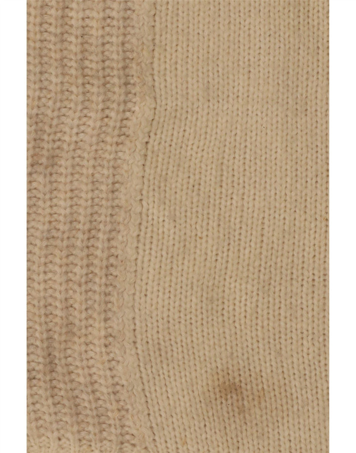 Marks & Spencer Pull à col roulé pour femme UK 10 Small Blanc cassé