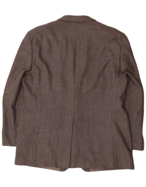 Chaps Veste Blazer 2 Boutons Homme UK 48 3XL Gris Laine