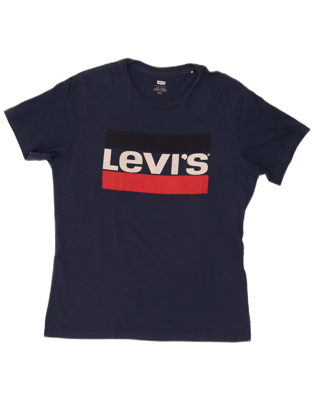 LEVI'S T-Shirt Graphique Homme Petit Bleu Marine