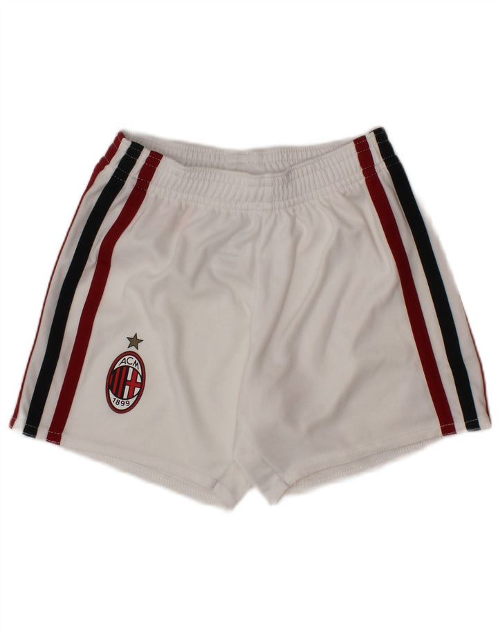 ADIDAS Short de sport AC Milan pour garçon 3-4 ans Blanc Polyester