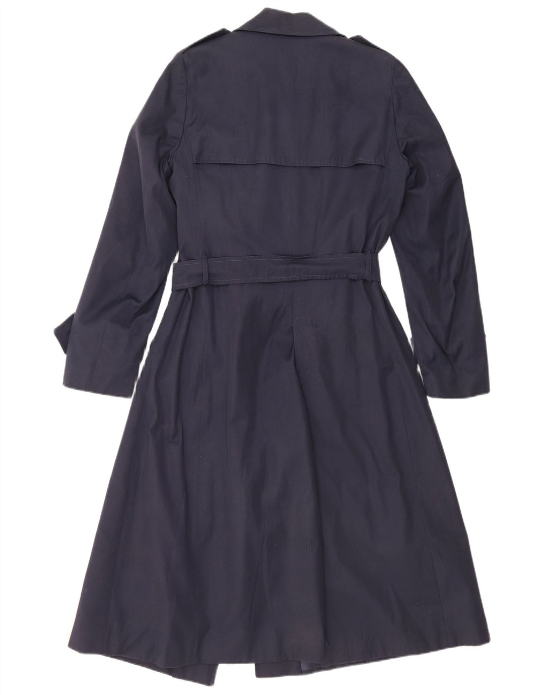 Trench Femme Vintage IT 48 XL Polyamide Bleu Marine