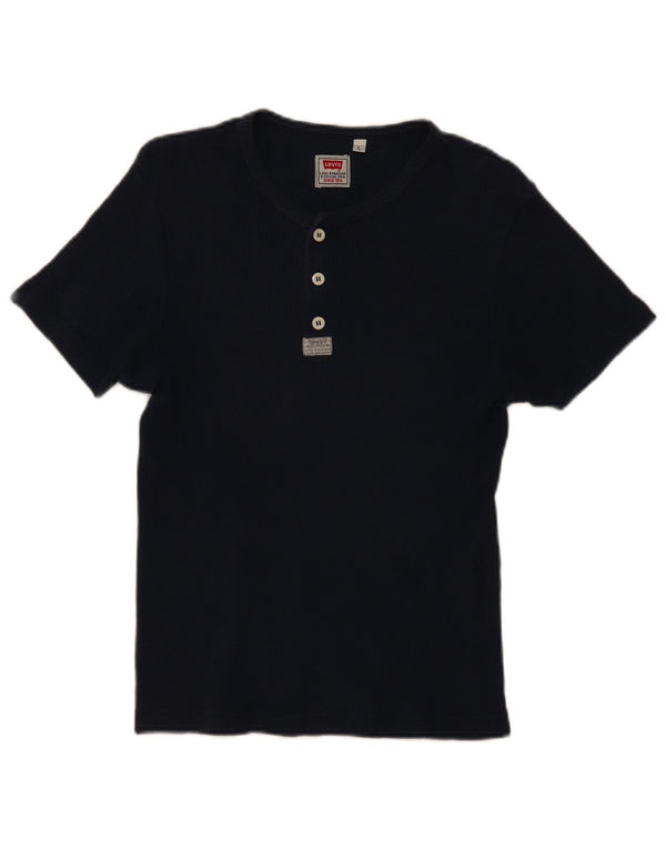 Levi's T-Shirt Femme UK 14 Large Bleu Marine