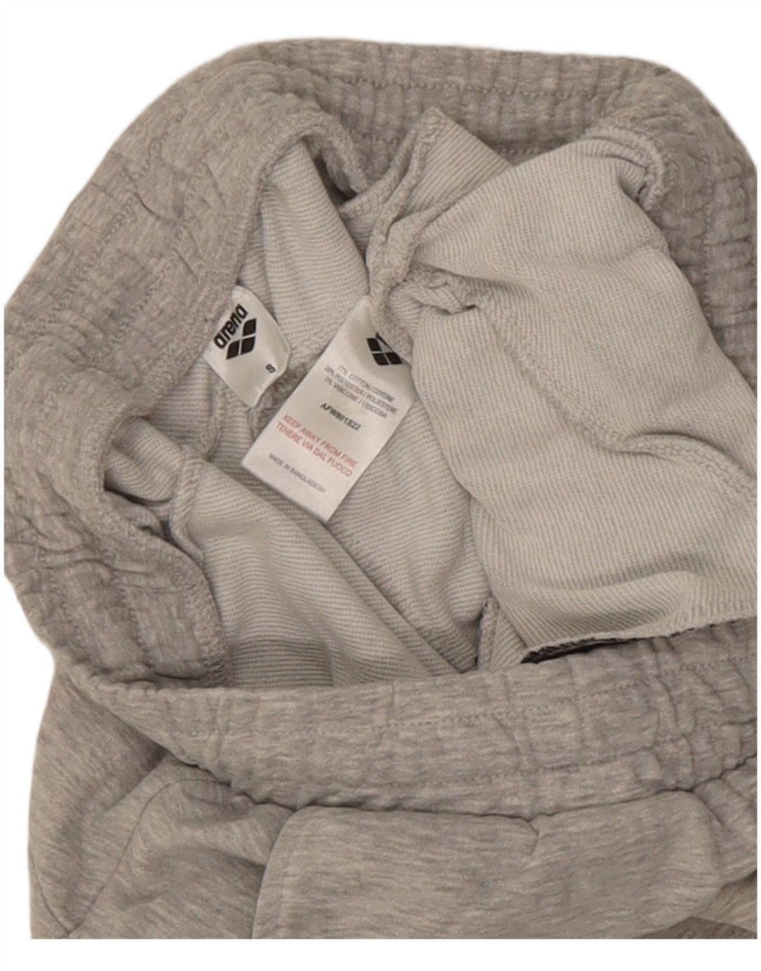 Arena Pantalon De Survêtement Homme Small Gris Moucheté Coton