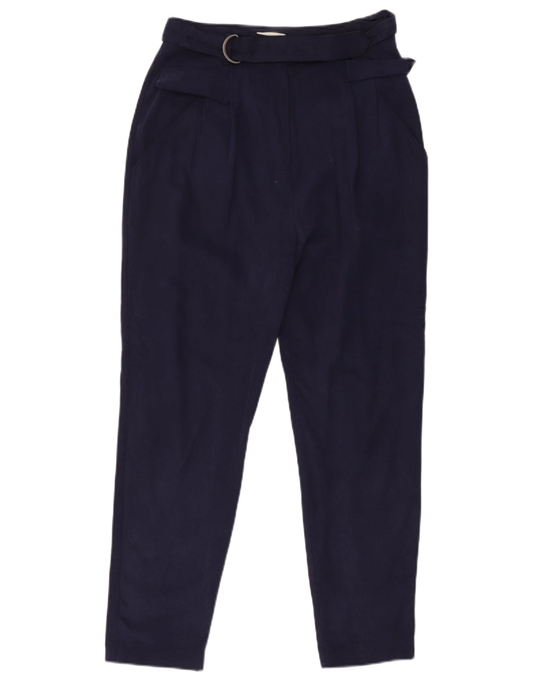 WHISTLES Pantalon décontracté pour femme UK 12 Medium W30 L28 Bleu marine