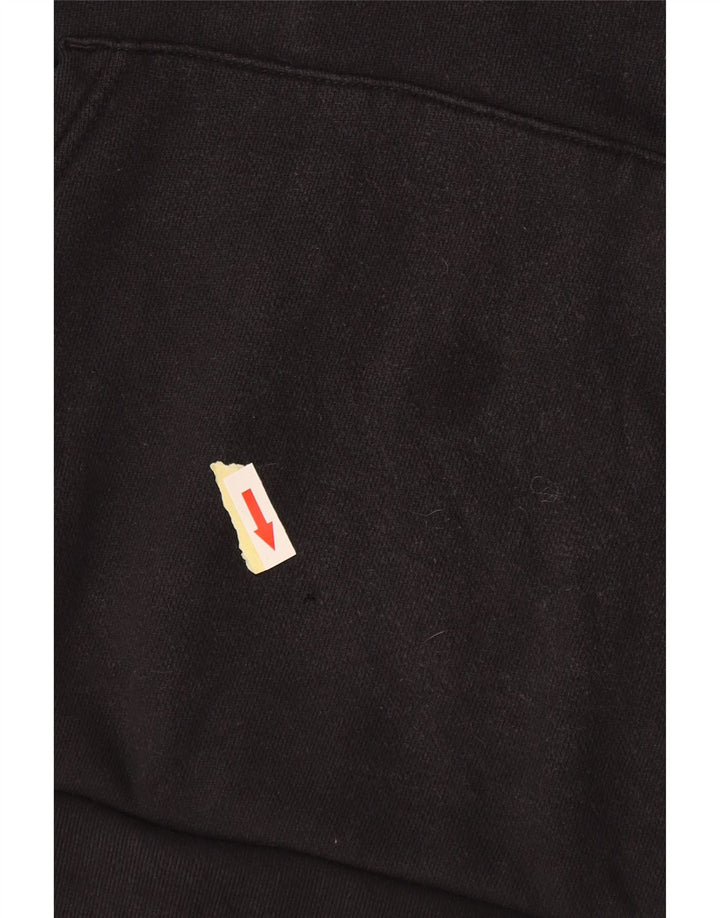 Adidas Pull à capuche graphique pour homme en coton noir moyen