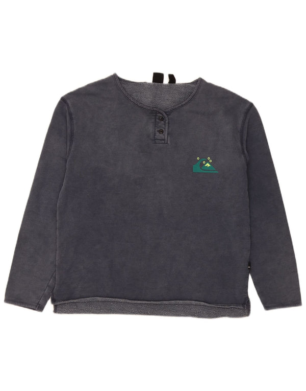Quiksilver Sweat-shirt pour femme UK 14 Bleu marine moyen Coton
