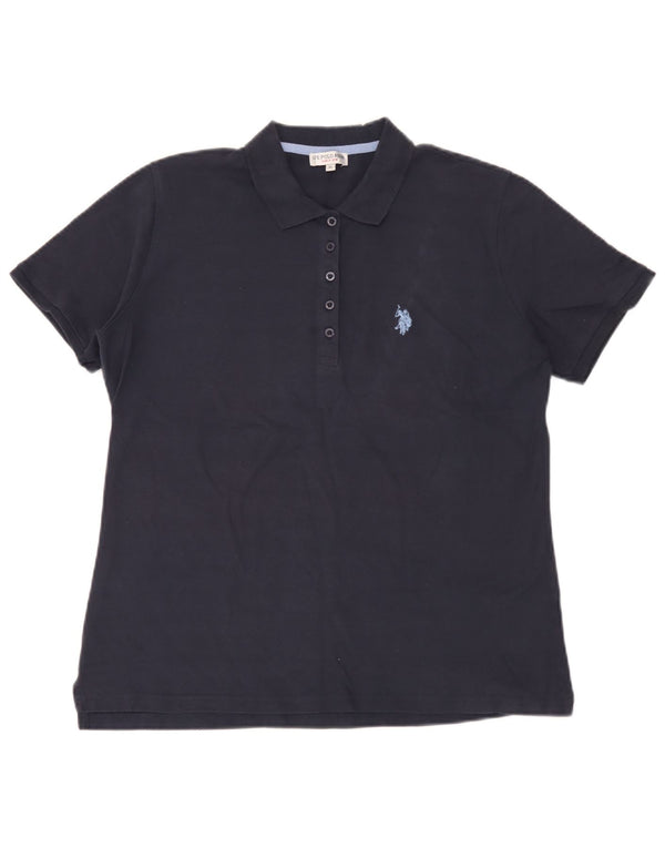 U.S. Polo Assn. Chemise Femme UK 18 XL Bleu Marine