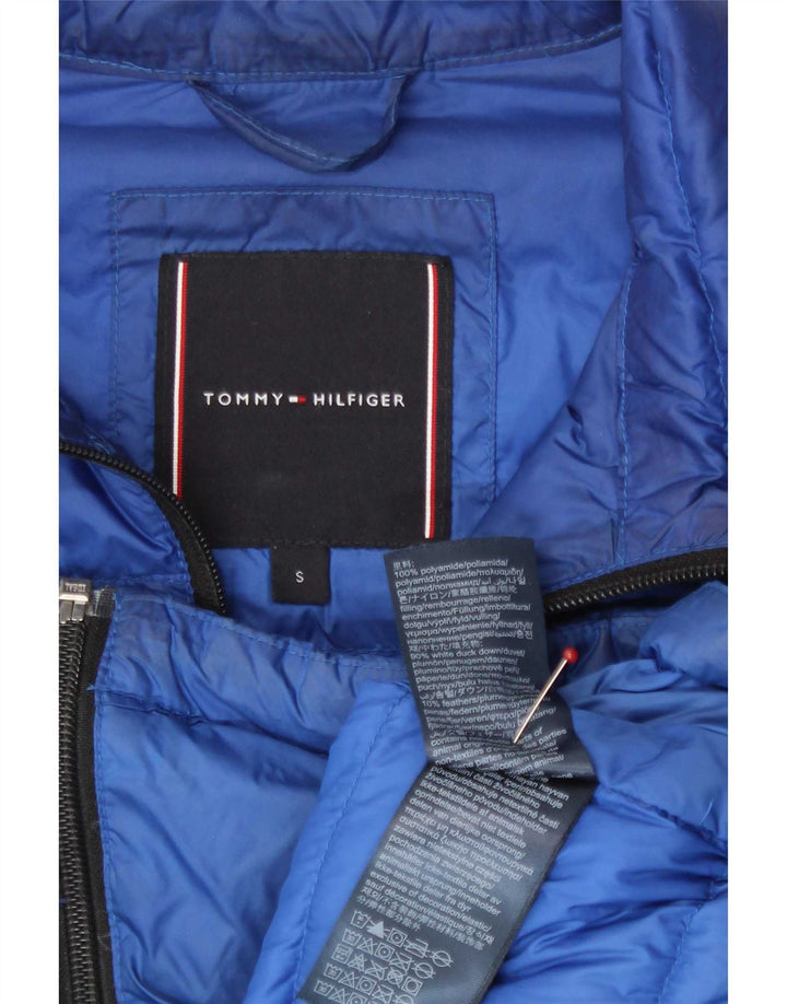 Tommy Hilfiger Veste matelassée pour homme UK 36 Small Bleu Polyamide