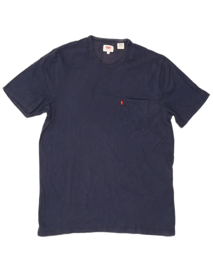 LEVI'S T-Shirt Homme Bleu Marine Large