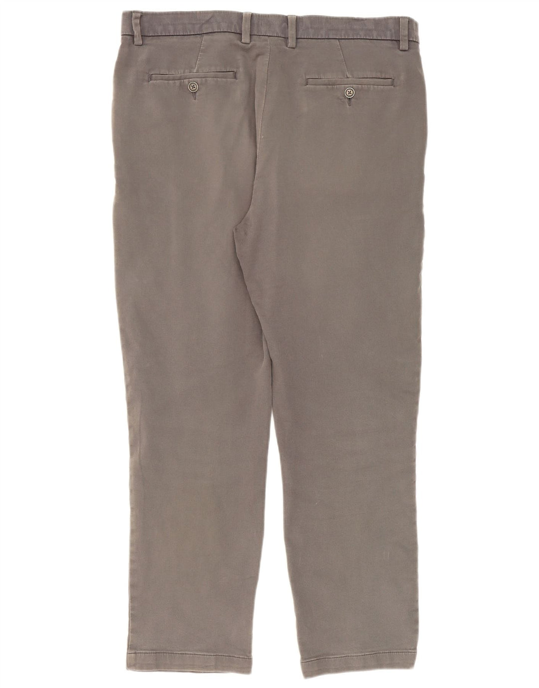 Marks & Spencer Pantalon Chino Slim Homme W36 L31 Gris Coton