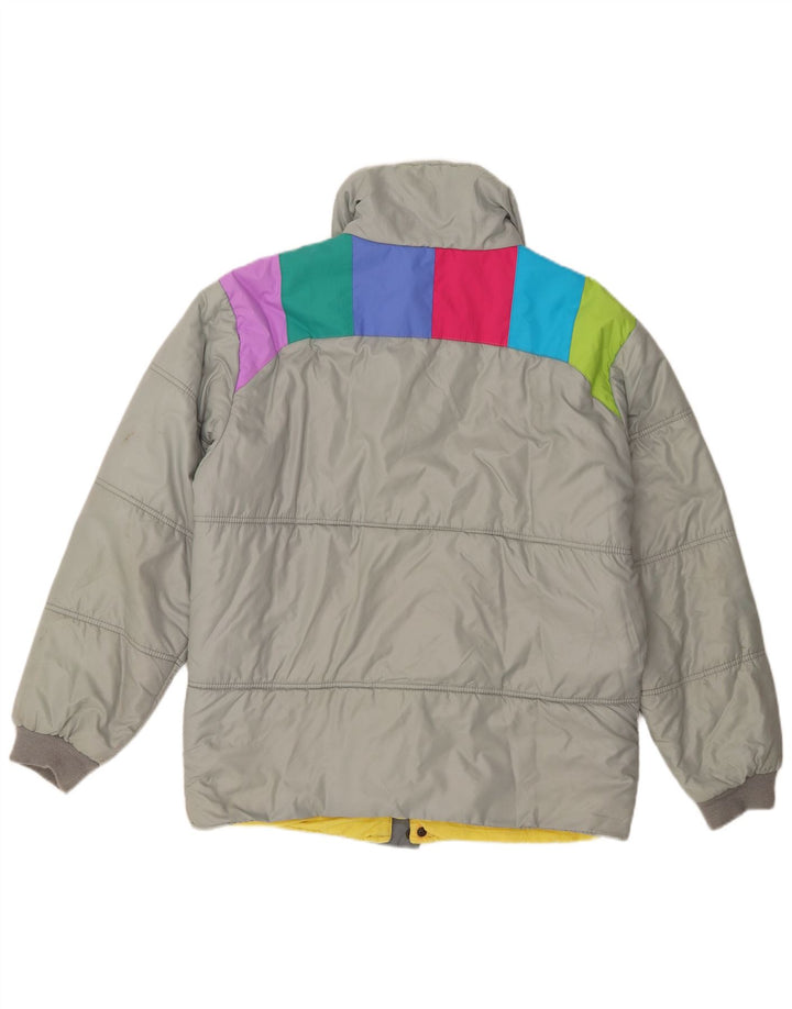 Bailo Veste matelassée IT 50 Large Gris Colorblock Polyamide Homme