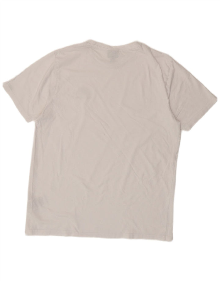 Ellesse T-Shirt Homme Haut Large Blanc Coton