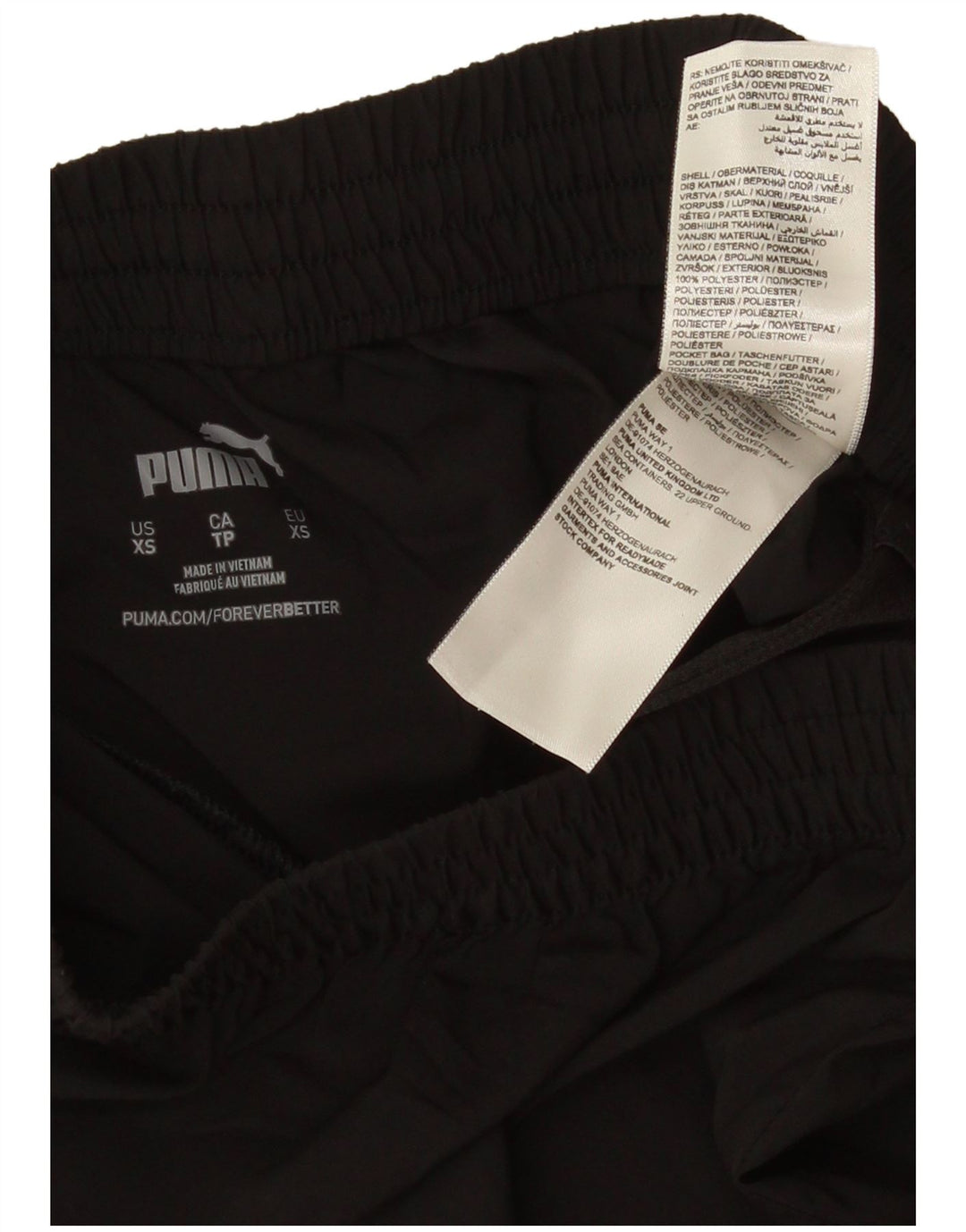 Puma Short de sport pour femme UK 6 XS Noir Polyester