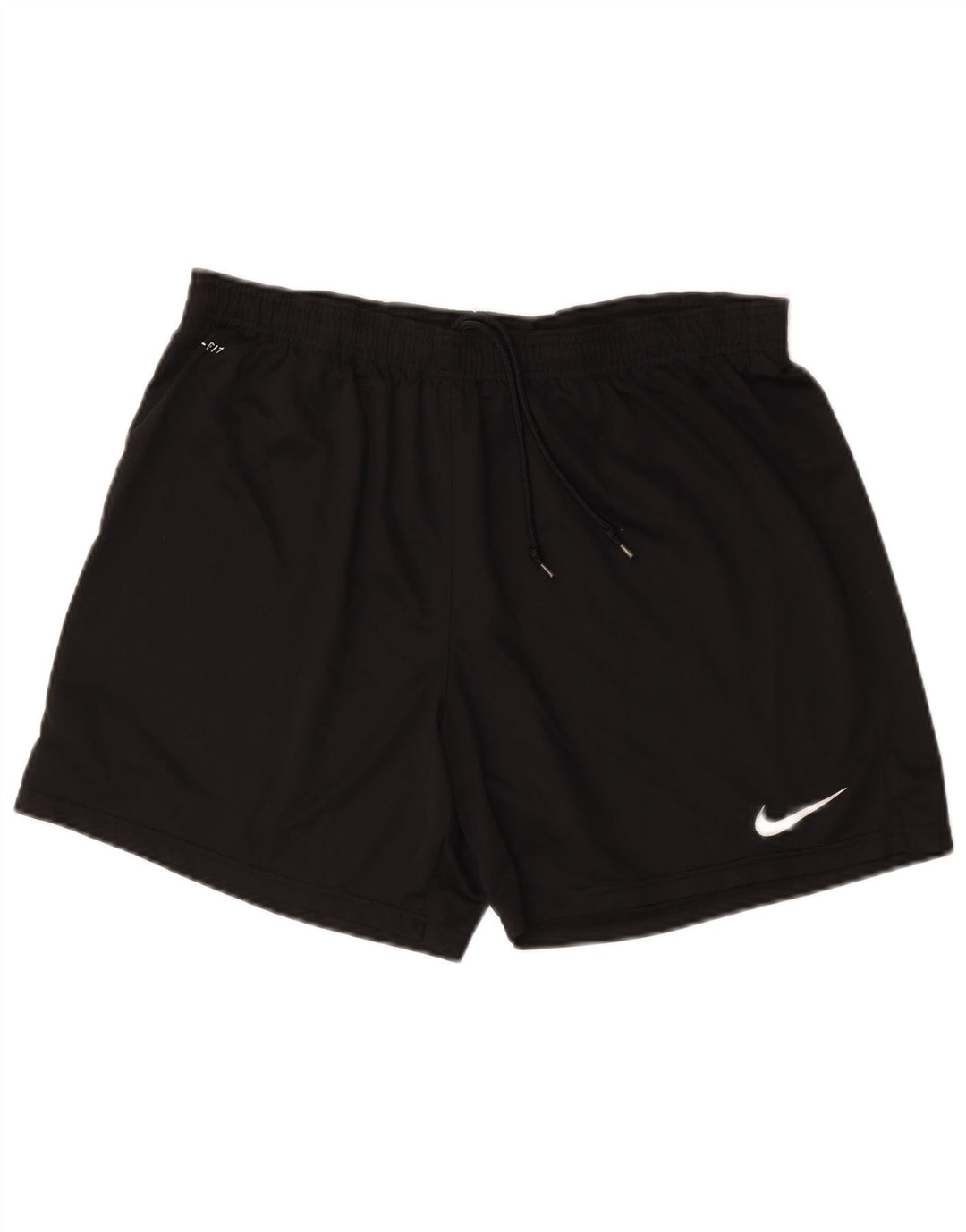 Nike Short de sport Dri Fit pour femme XL Noir Polyester