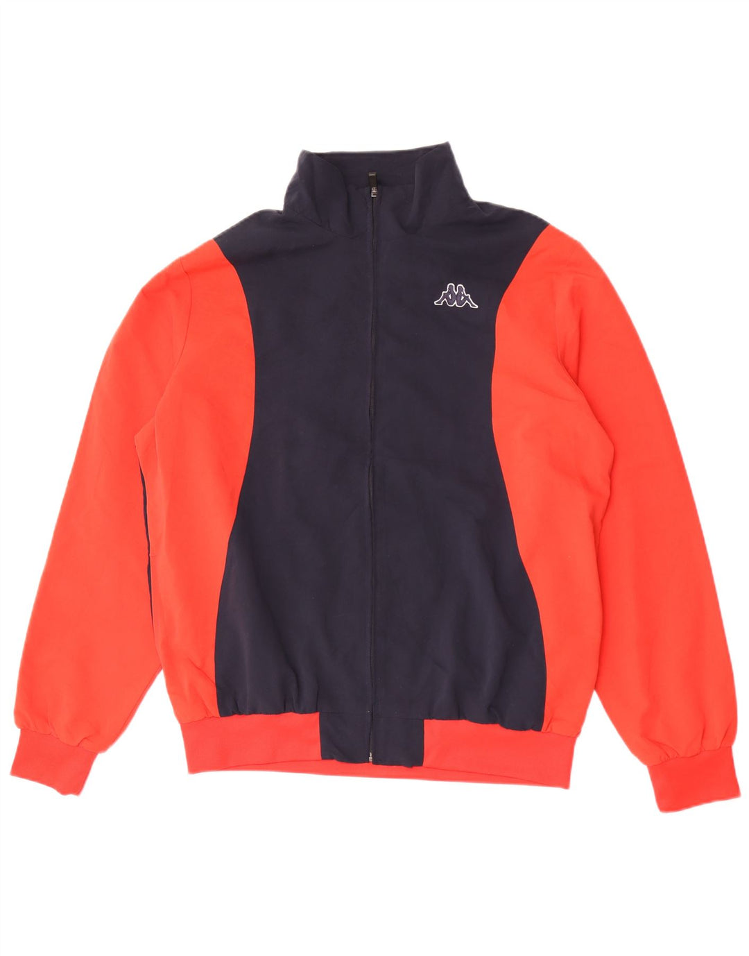 Kappa Veste de survêtement pour homme en polyester color block Bleu marine Taille L