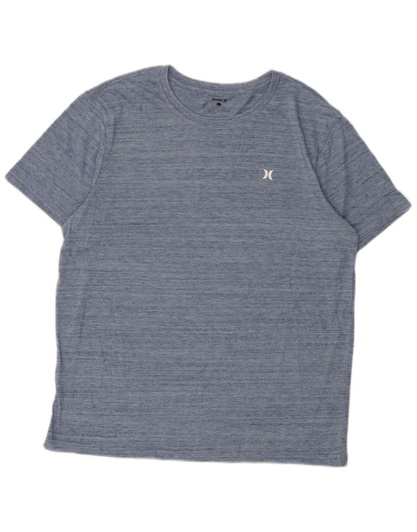 Hurley T-Shirt Homme Haut Large Bleu Moucheté Polyester