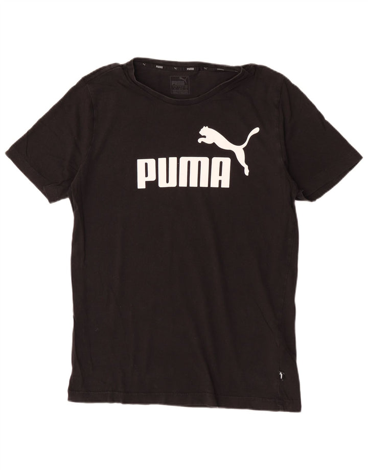 Puma T-Shirt Graphique Homme Noir Moyen Coton