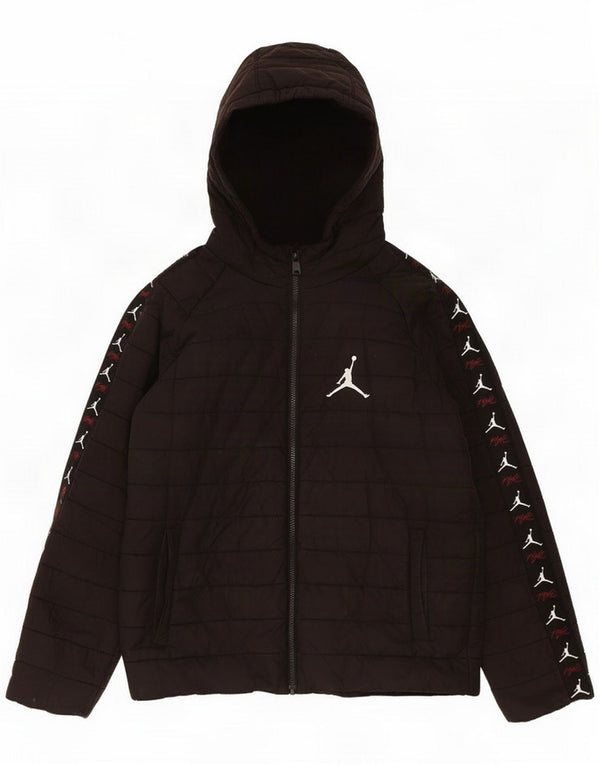 Veste rembourrée à capuche graphique Jordan pour garçon 13-14 ans XL Noir Polyester