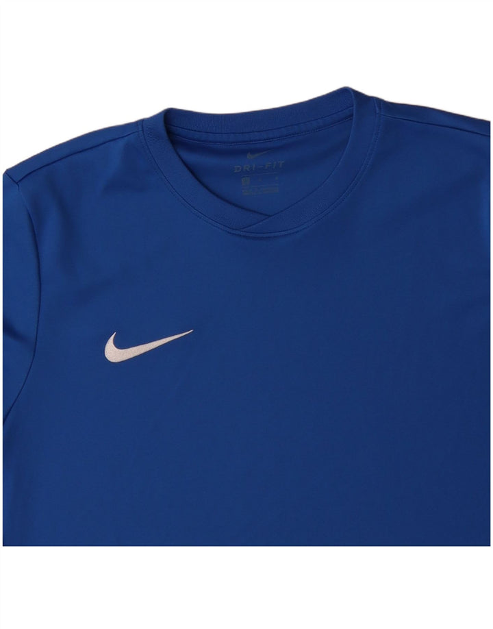 NIKE T-Shirt Dri Fit Homme Bleu Moyen Polyester
