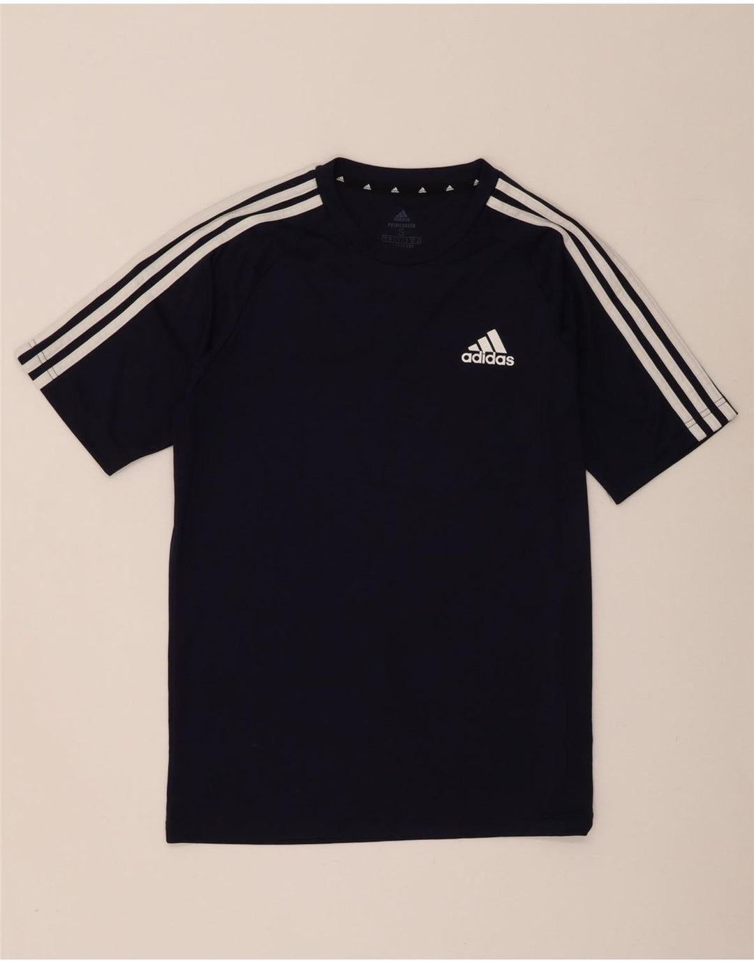 Adidas Hommes Aeroready T-Shirt Haut Petit Bleu Marine Polyester