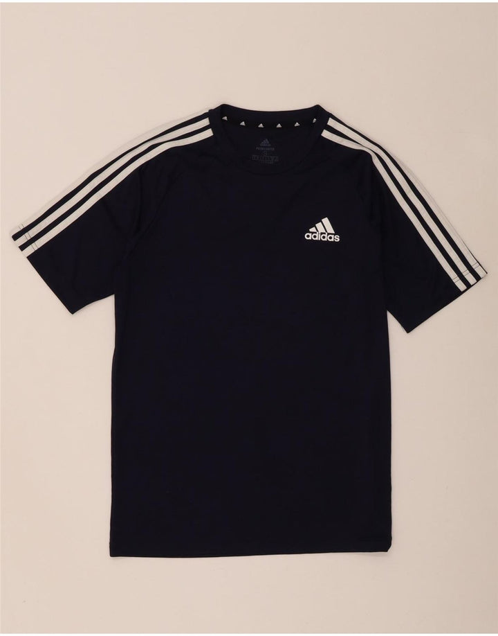 Adidas Hommes Aeroready T-Shirt Haut Petit Bleu Marine Polyester