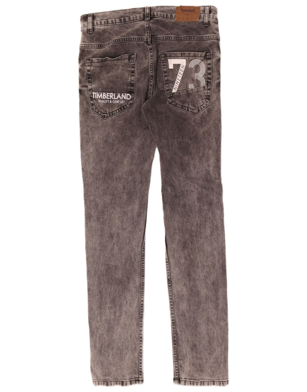 Timberland Jean Slim Graphique Fille 15-16 Ans W30 L32 Gris