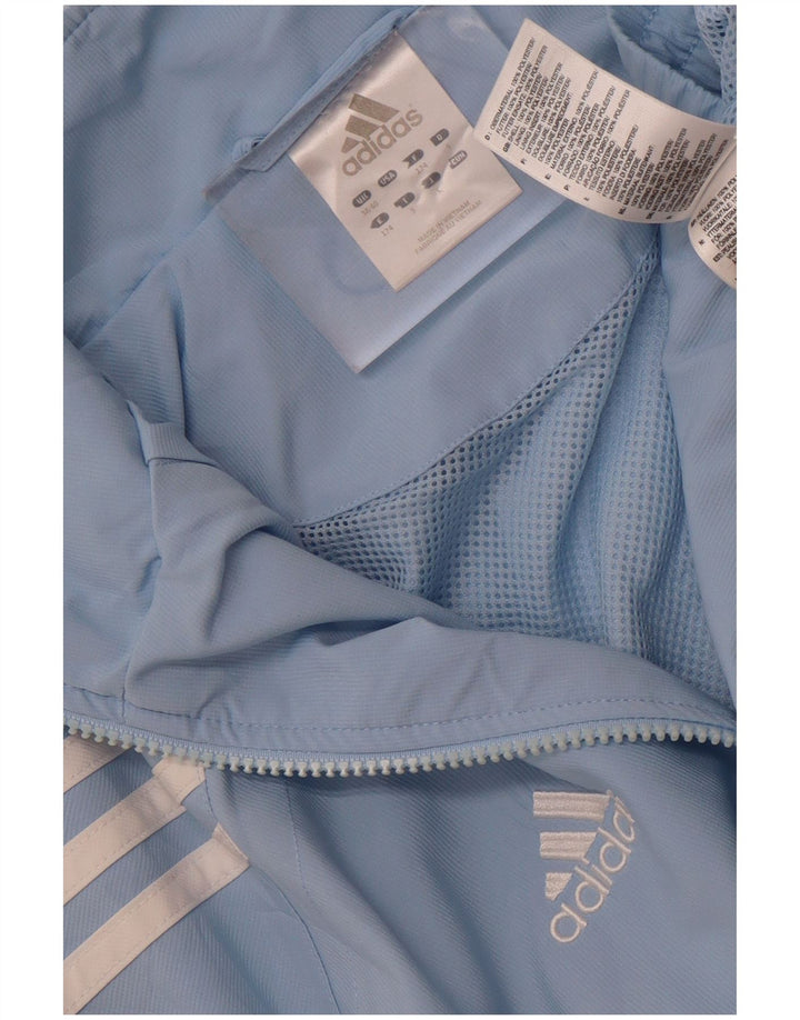 Adidas Veste de survêtement Climalite pour homme UK 38/40 Bleu moyen Colourblock