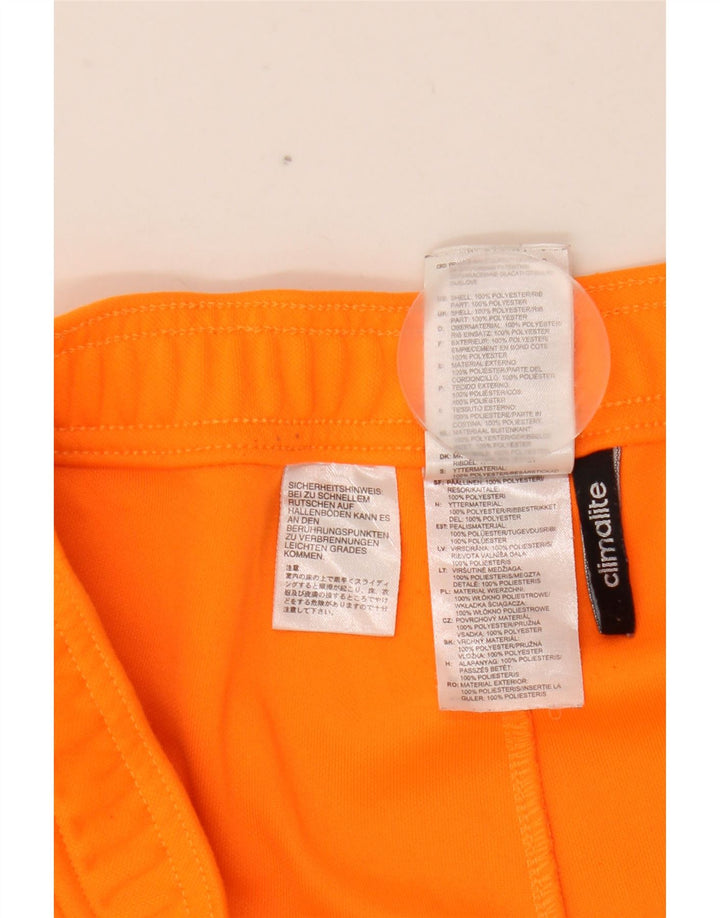 ADIDAS Pantalon de survêtement Climalite pour homme XL Orange Colorblock Polyester