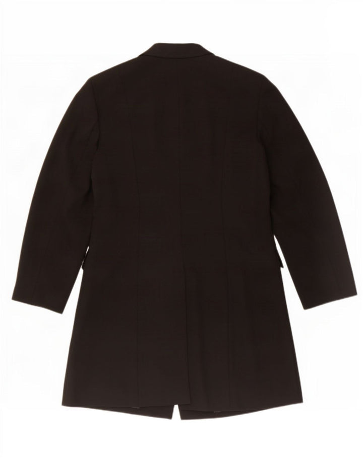 Dkny Manteau Femme US 14 XL Laine Noire