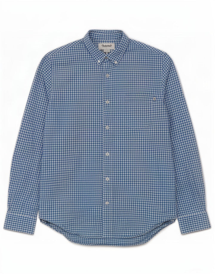 Timberland Chemise Regular Fit Homme Bleu Moyen Carreaux Coton