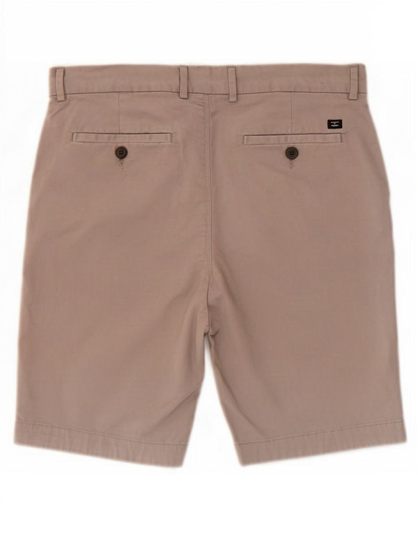 Superdry Short Chino Regular W32 Homme Gris Moyen Coton