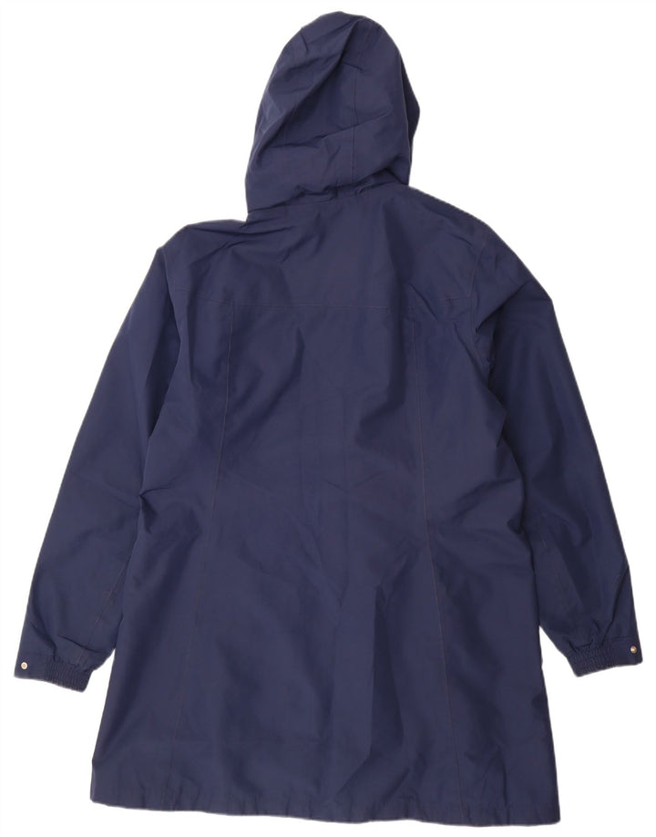 HELLY HANSEN Manteau imperméable à capuche pour femme UK 18 XL Bleu marine Polyester