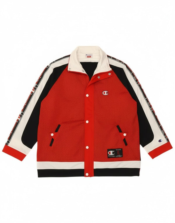 Champion Garçon USA Graphic Survêtement Top Veste 13-14 ans XL Rouge Sports