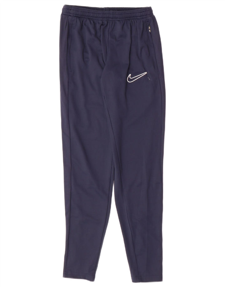 Pantalon de survêtement Nike Dri Fit pour hommes, petit, bleu marine, polyester