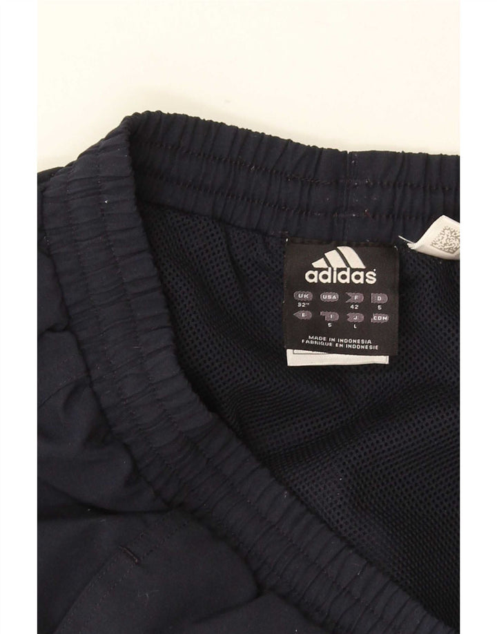 Adidas Short de sport pour homme en polyester color block bleu marine moyen