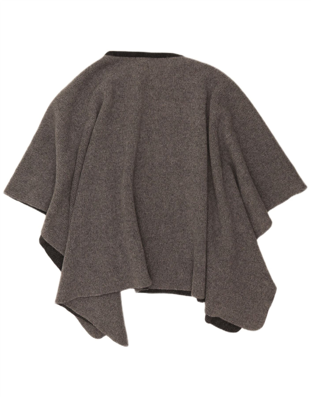 VINTAGE Poncho Jumper Femme Taille Unique Gris