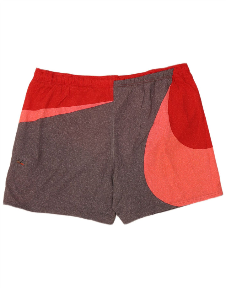 Nike Short de bain pour homme 2XL Multicolore Colourblock Polyester