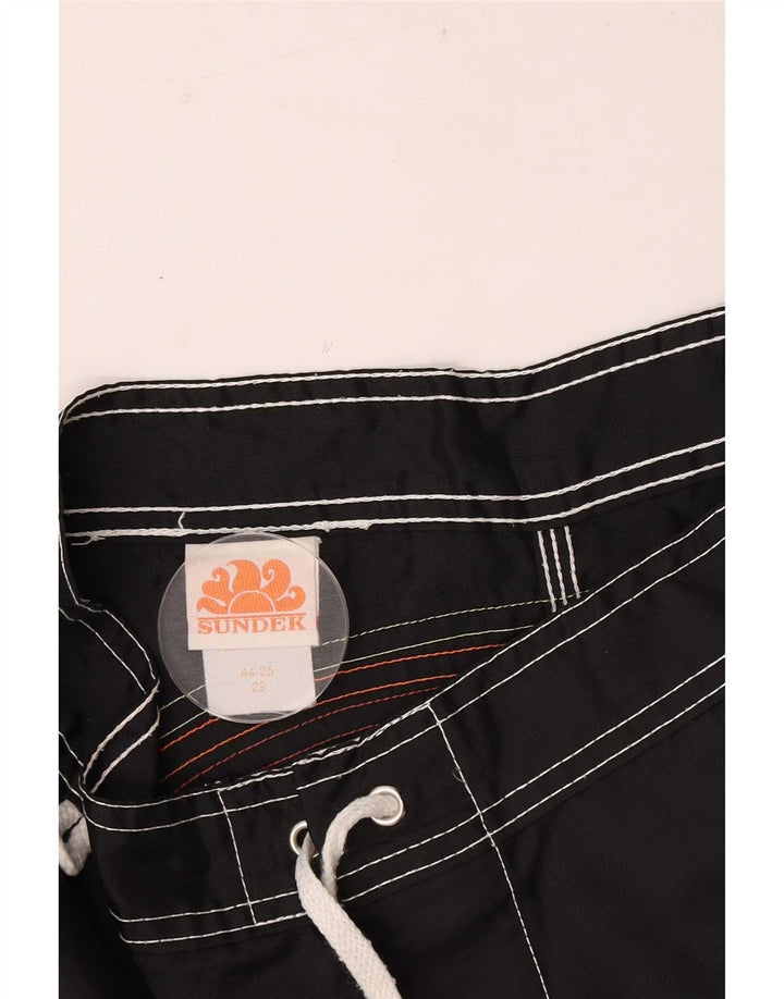 Sundek Short de bain pour homme Petit nylon noir