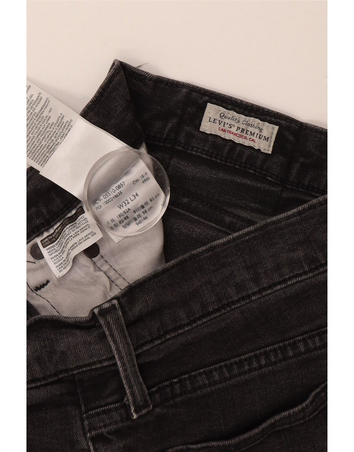 LEVI'S Jean Slim Homme W32 L34 Gris Coton